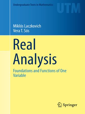 cover image of Real Analysis
